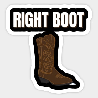 Road House: Right Boot Sticker
